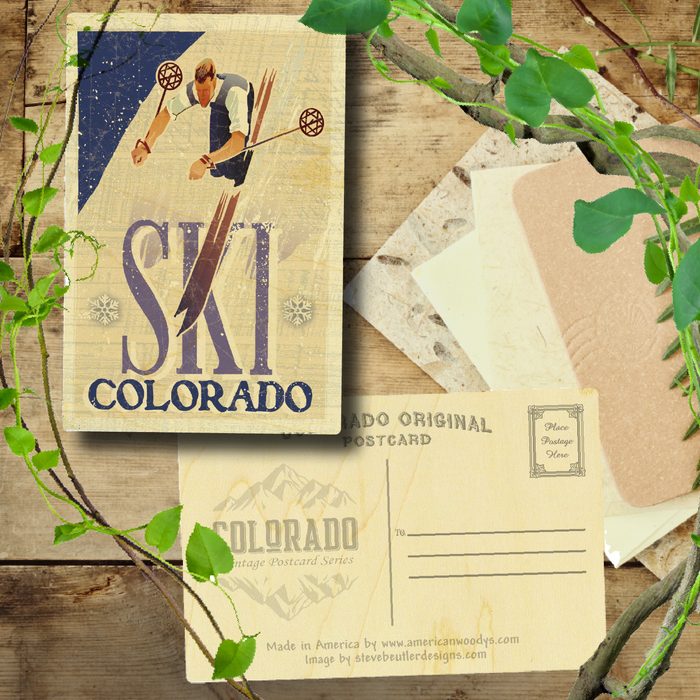 Colorado Drop in Skier