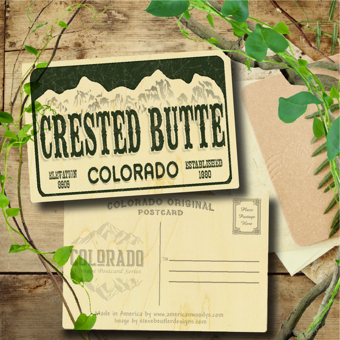 Crested Butte License Plate
