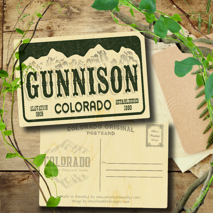 Gunnison License Plate