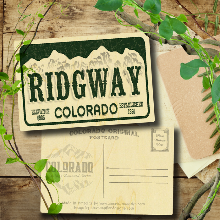 Ridgway License Plate