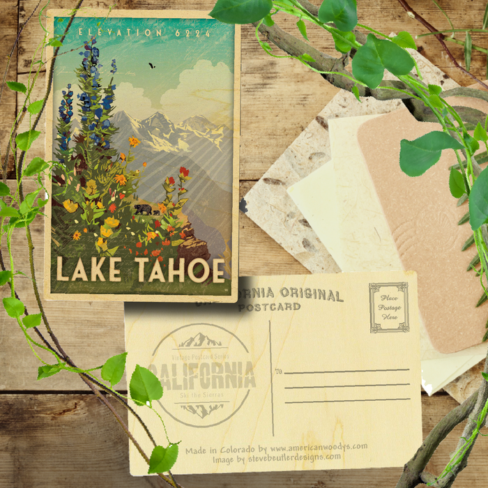 Lake Tahoe Sans Cali Wildflowers