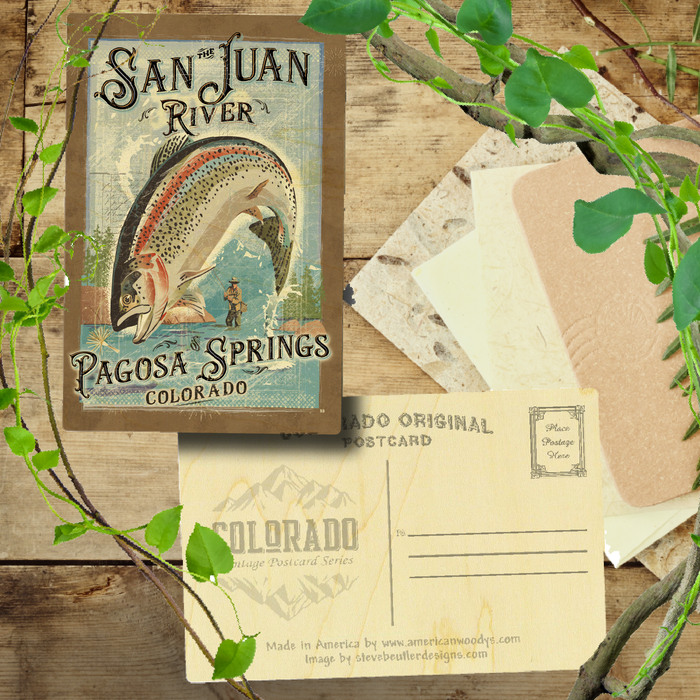 Fly Fishing Poster San Juan Pagosa