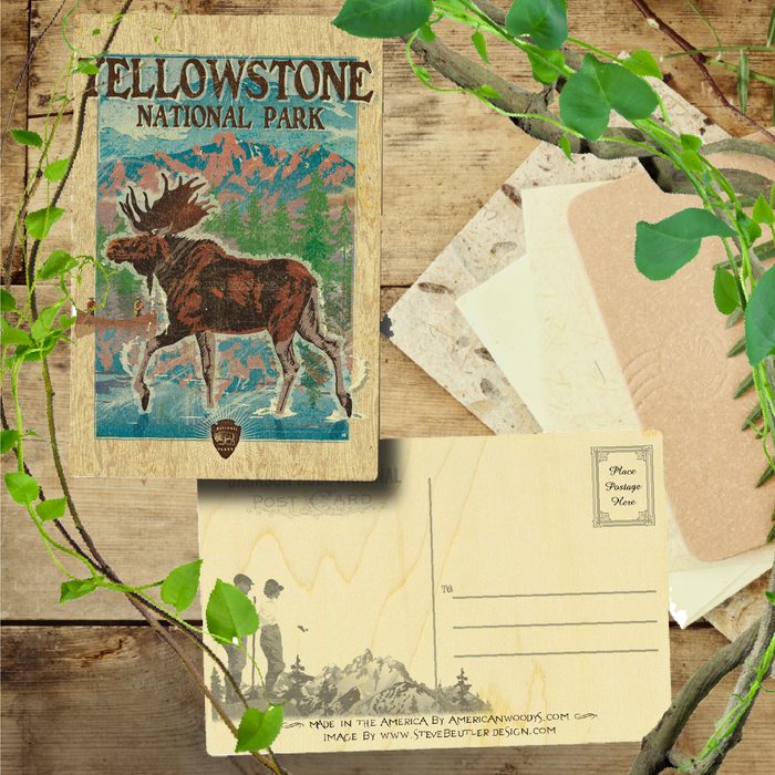 Vintage Moose Yellowstone