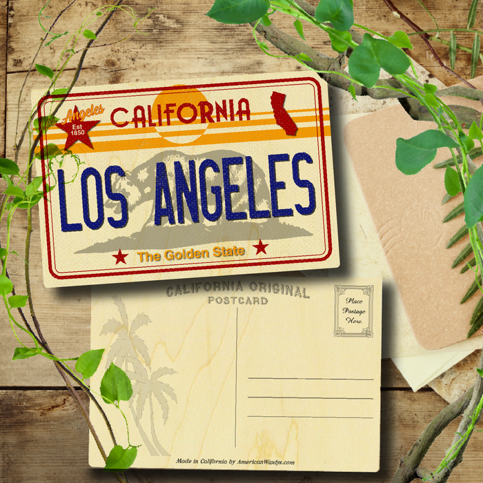 CA License Plate Los Angeles