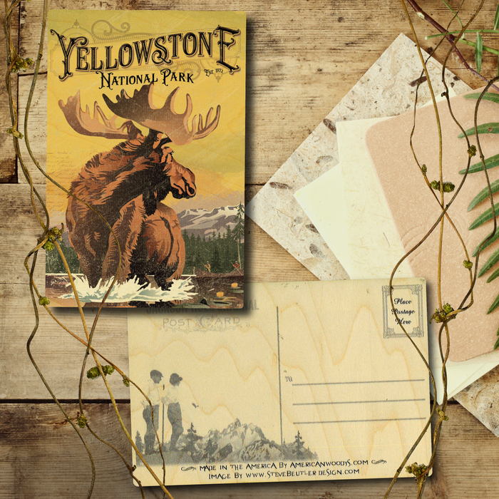 Yellowstone Moose Postcard