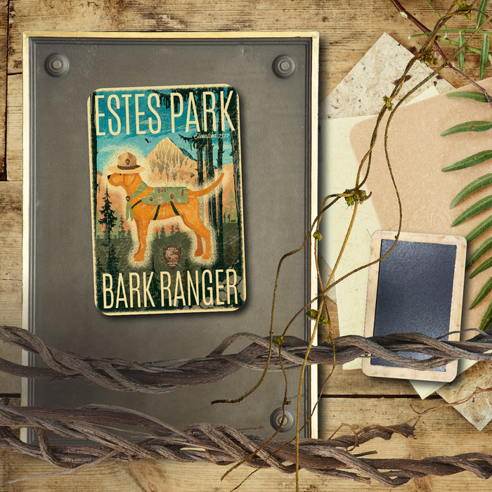 Estes Park Bark Ranger Magnet