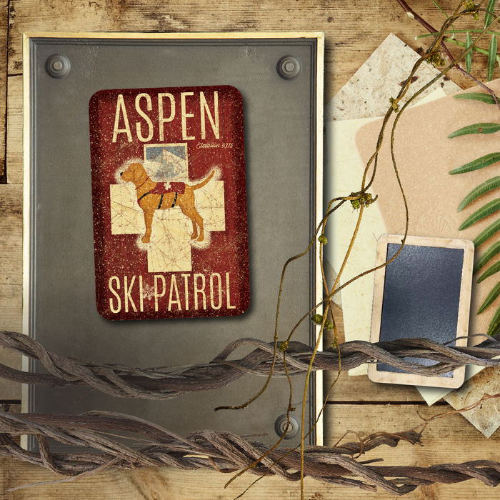 Aspen Ski Patrol Magnet