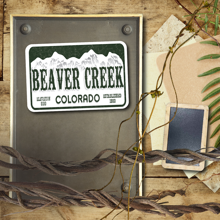 Beaver Creek License Plate Magnet