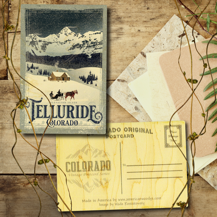 Telluride Sleigh Ride Postcard