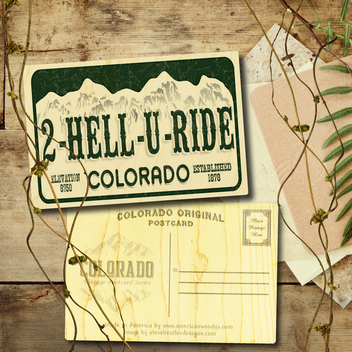 To Hell You Ride Postcard