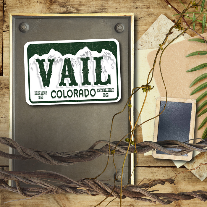 Vail License Plate Magnet