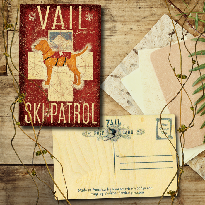 Vail Ski Patrol Postcard