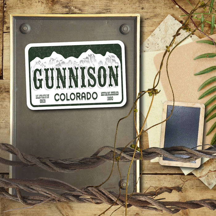 Gunnison License Plate Magnet