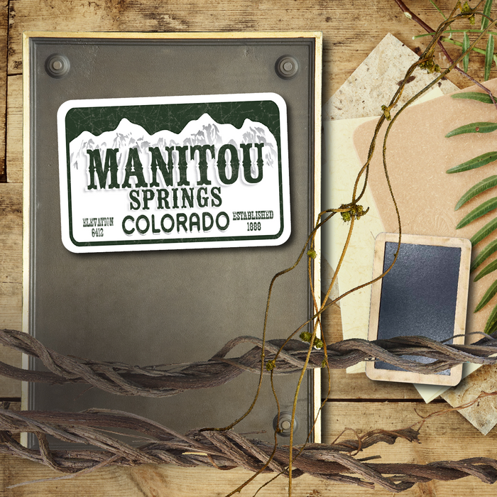 Manitou Springs License Plate Magnet