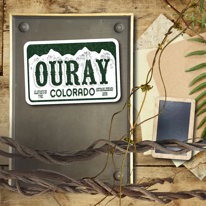 Ouray License Plate Magnet