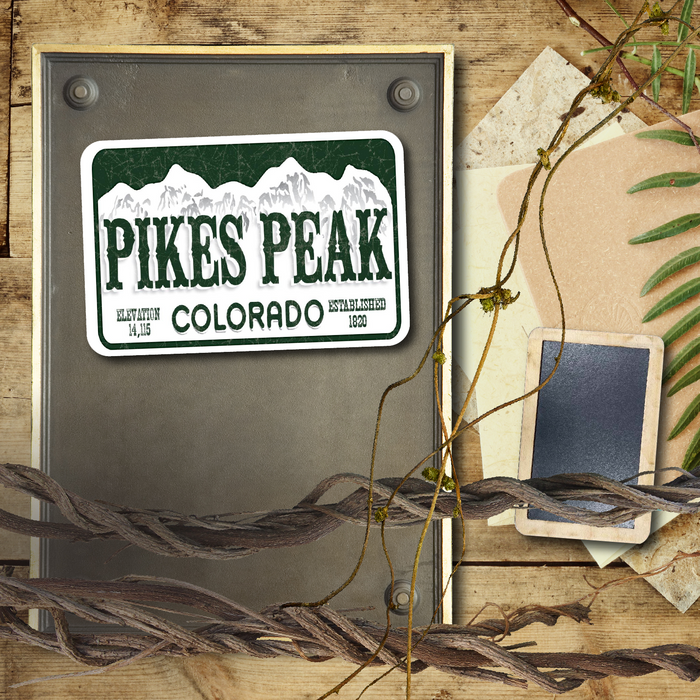 Pikes Peak License Plate Magnet