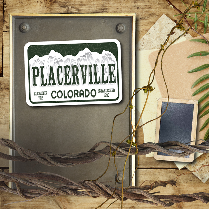 Placerville License Plate Magnet