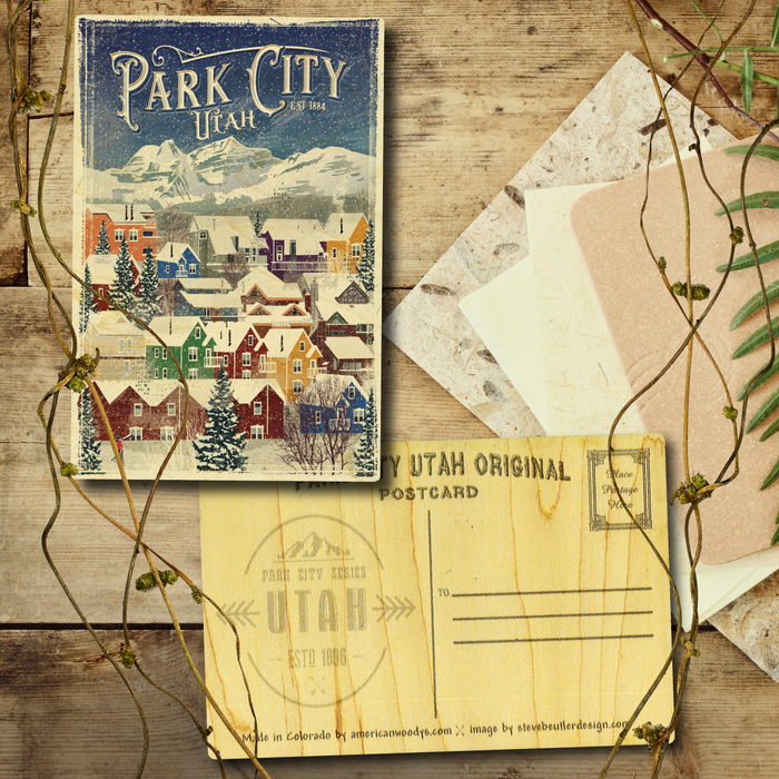 Park City Town Postcard