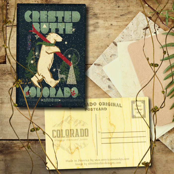 Crested Butte Ski Bear Postcard