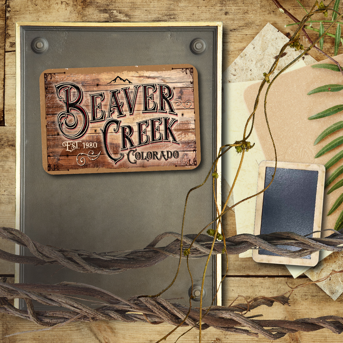 Beaver Creek Town Sign Magnet