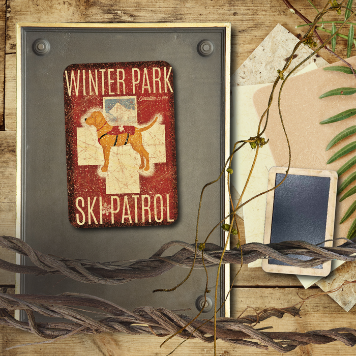 Winter Park Ski Patrol Magnet