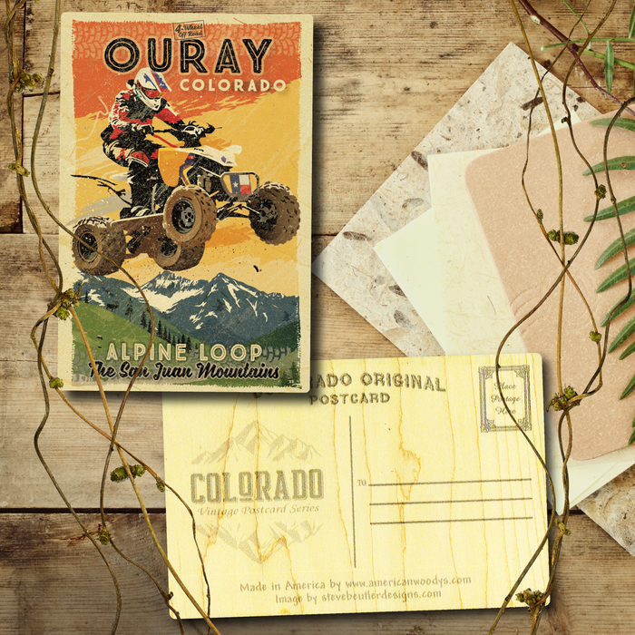 Ouray 4 Wheeler Postcard