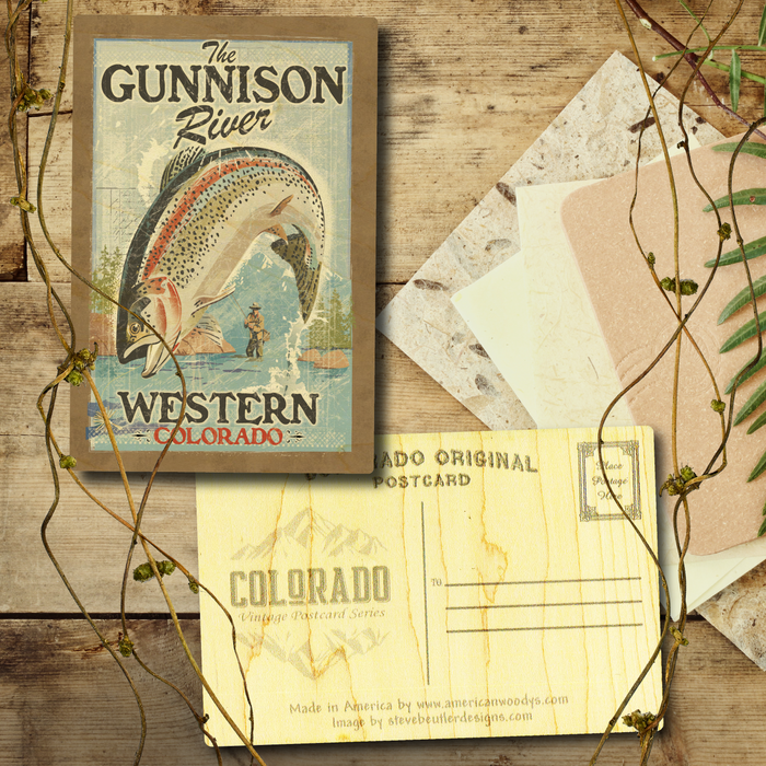 Gunnison Rainbow Trout Postcard