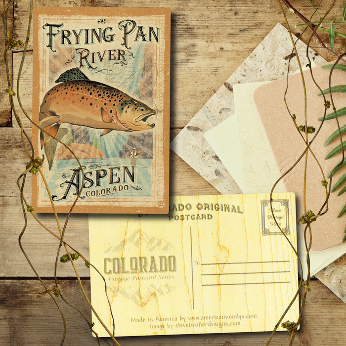 Aspen Frying Pan River Postcard