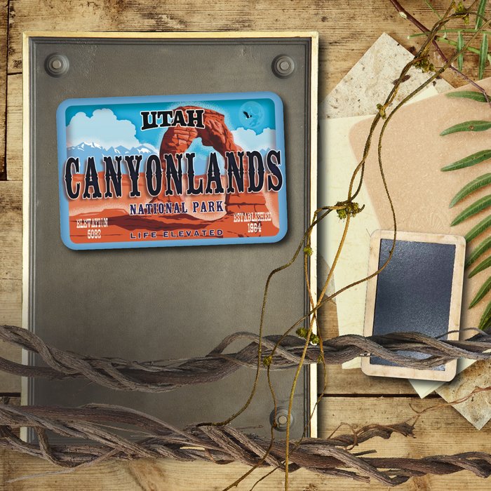 Canyonlands License Plate Magnet