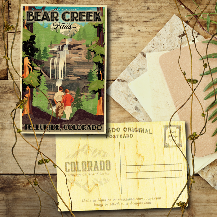 Bear Creek Falls Postcard