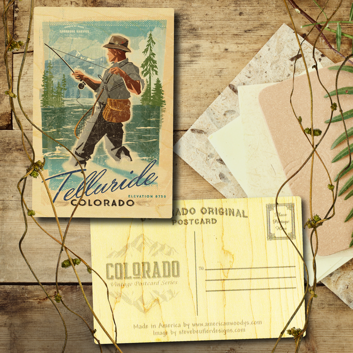 Telluride Fly Fisher Postcard