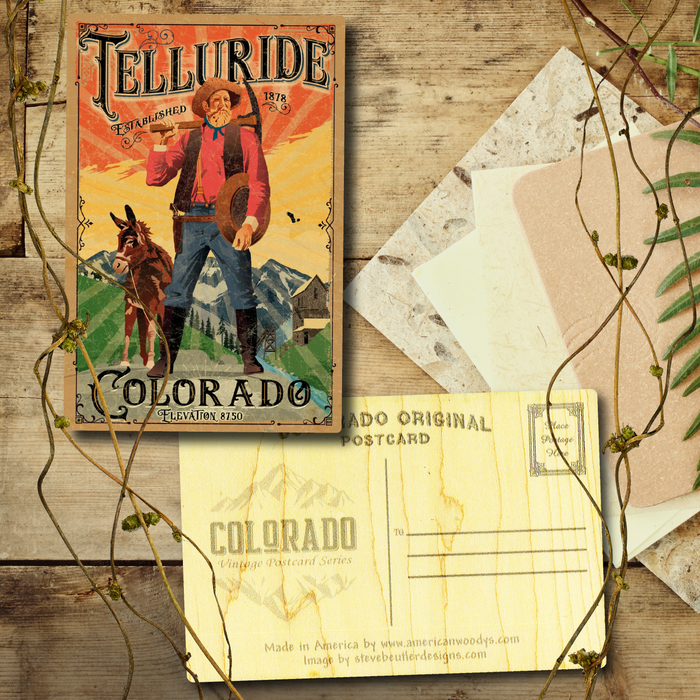 Telluride Miner Postcard