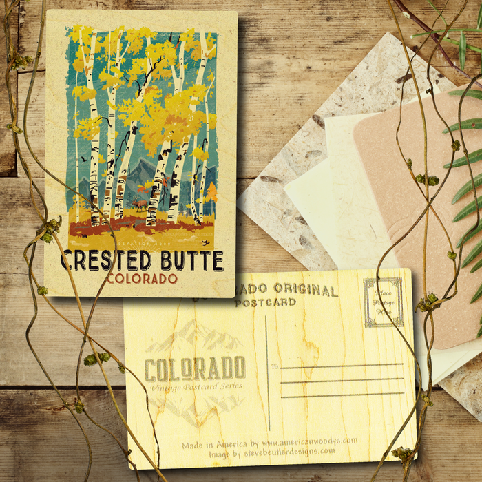 Fall Colors Crested Butte Postcard