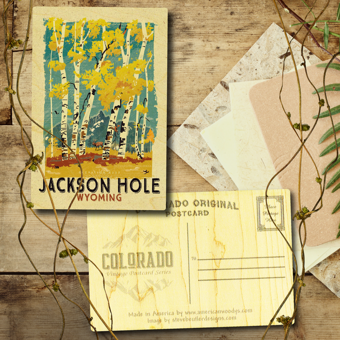 Fall Colors Jackson Hole Postcard