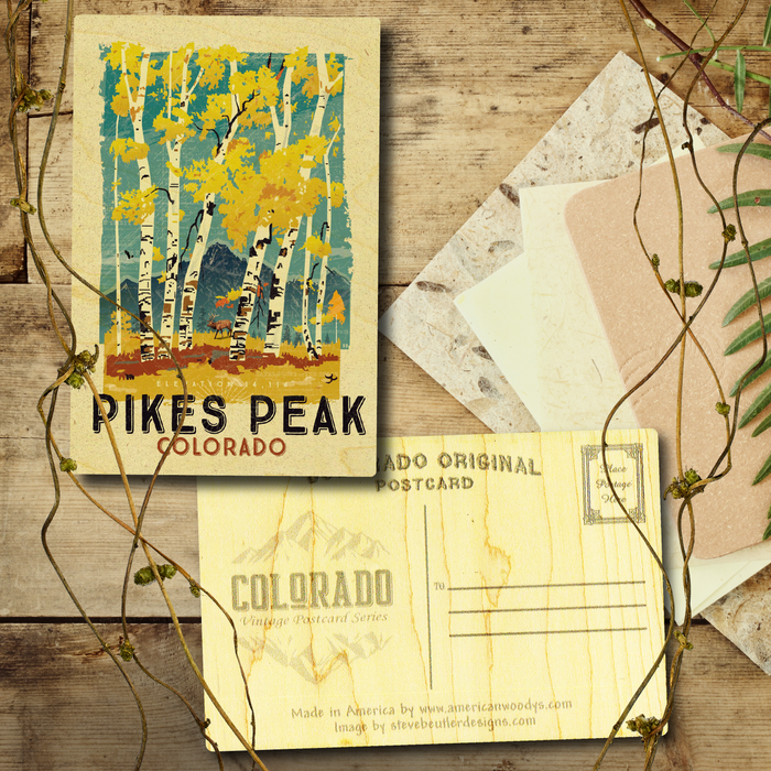 Fall Colors Pikes Peak Postcard