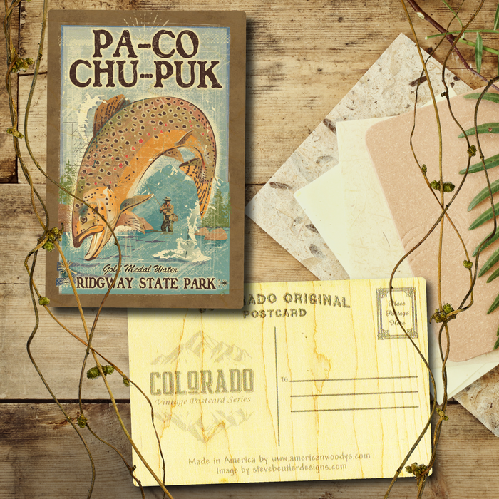 Fly Fisher Pa Co Chu Puc Postcard