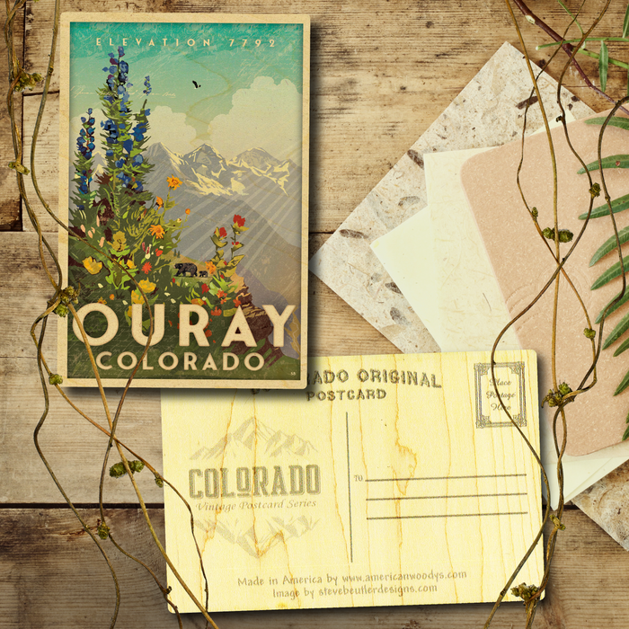 Ouray Wildflowers Postcard