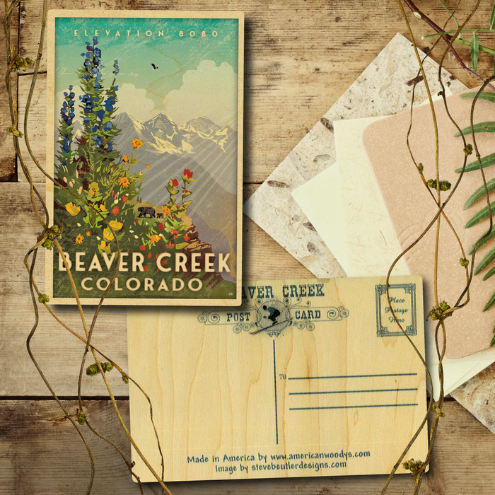 Beaver Creek Wildflowers Postcard