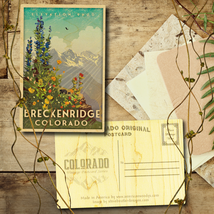 Breckenridge Wildflowers Postcard