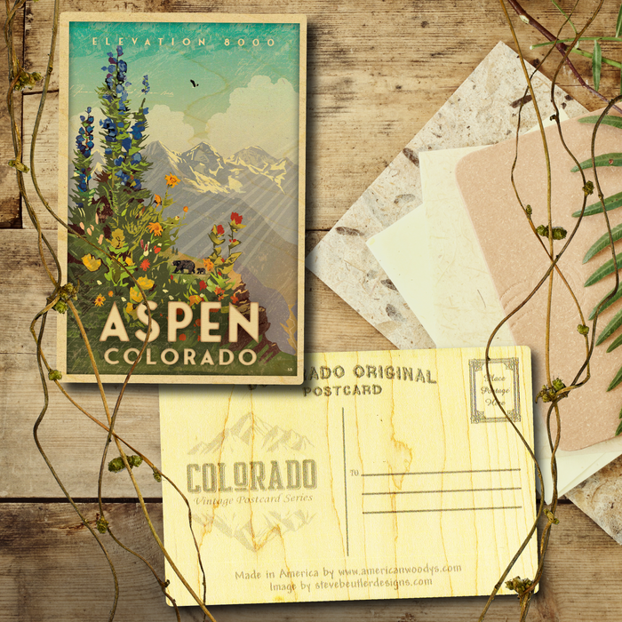 Aspen Wildflowers Postcard