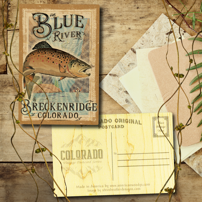 Brown Trout Blue River Breckenridge Postcard