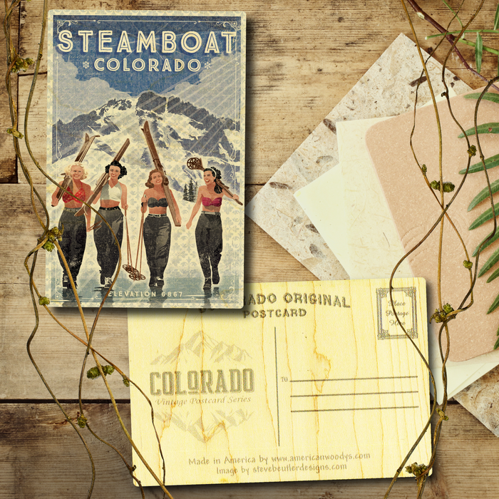 4 Friends Steamboat Postcard