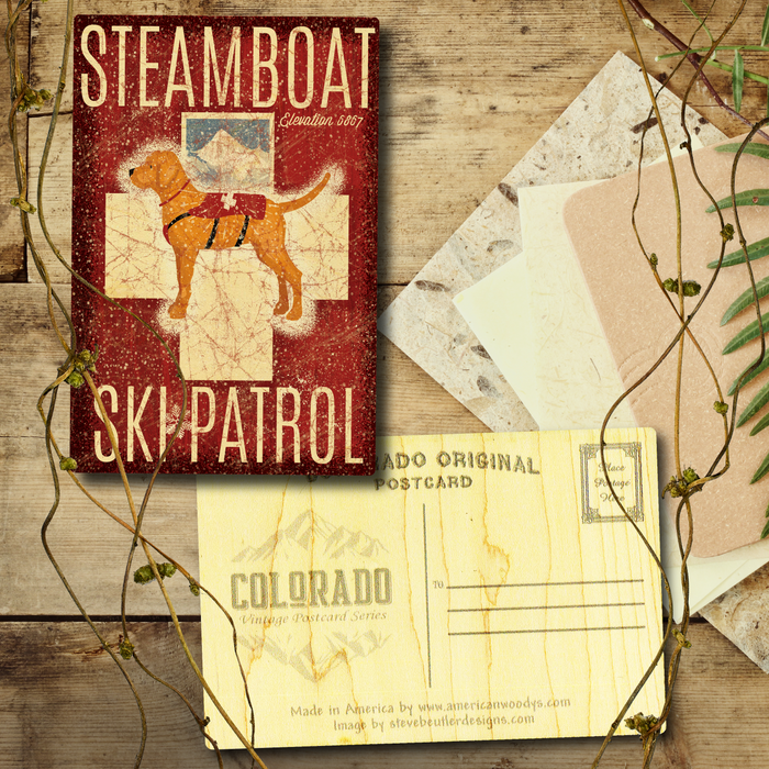 Steamboat Ski Patrol Postcard