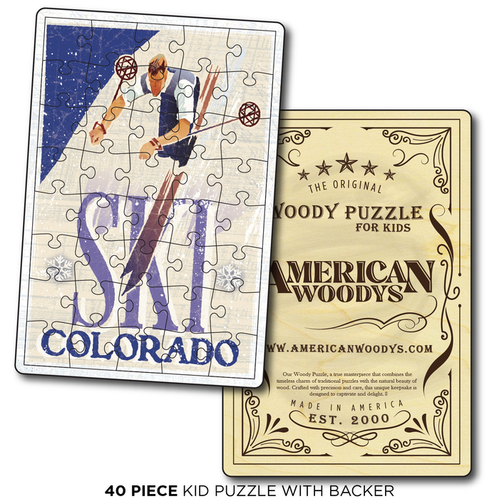 Colorado Drop in Skier