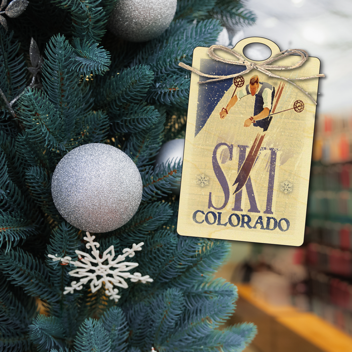 Colorado Drop in Skier