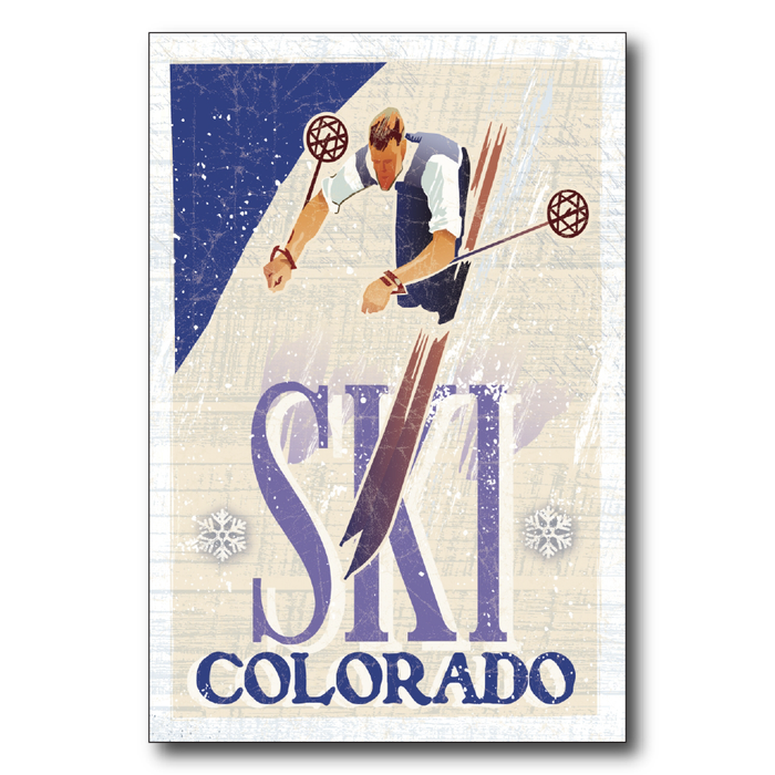 Colorado Drop in Skier