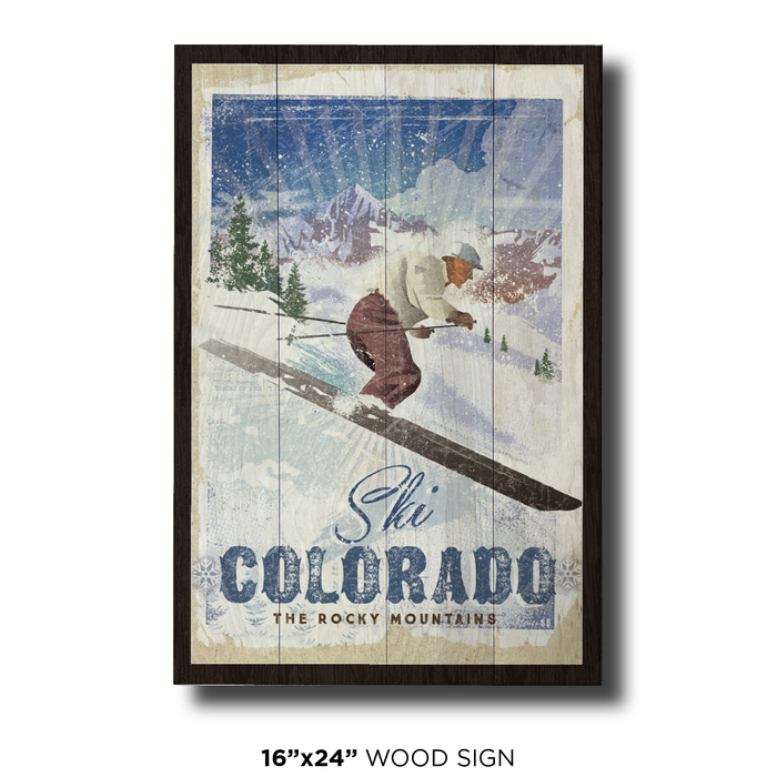 Colorado Sun Run Skier