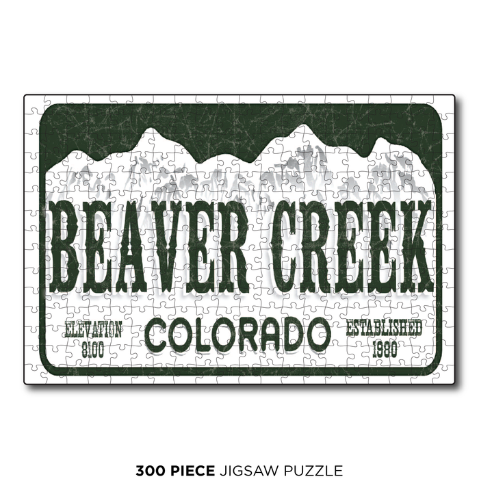 Beaver Creek License Plate