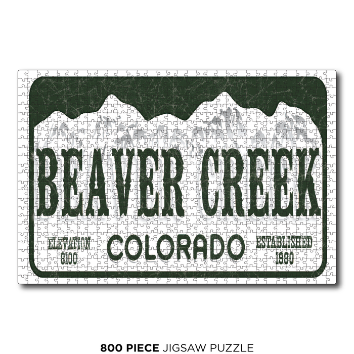 Beaver Creek License Plate