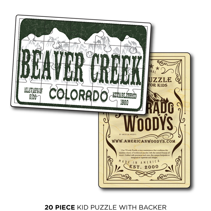 Beaver Creek License Plate